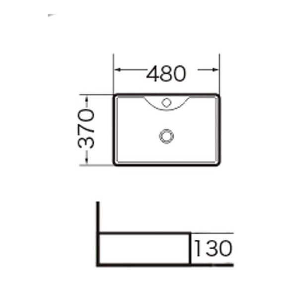 Раковина-чаша Grossman 48 см GR-3017 - фото 4