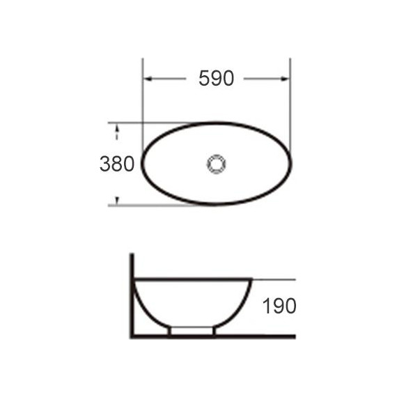 Раковина-чаша Grossman 59 см GR-3022 - фото 4