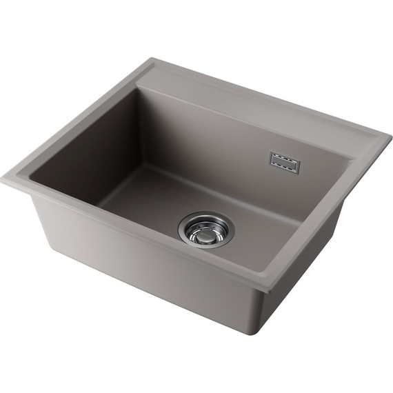 Кухонная мойка Omoikiri Daisen 57 GR 4997311, leningrad grey, Цвет производителя: Leningrad grey - фото 