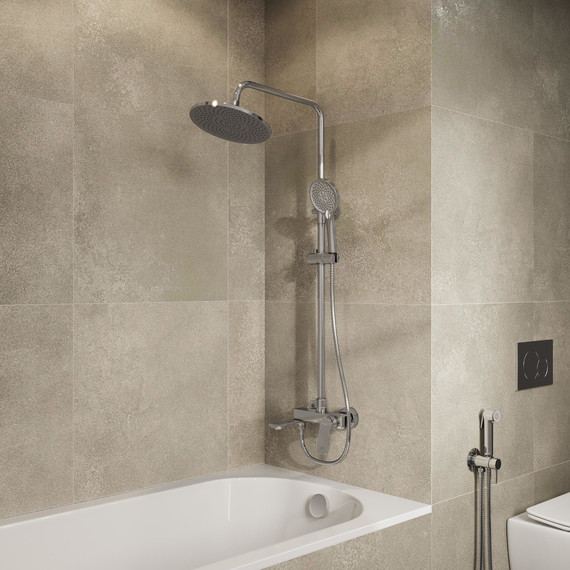 Душевая стойка Grossman Galaxy 500.K35.01.100, Цвет производителя: хром - фото 4