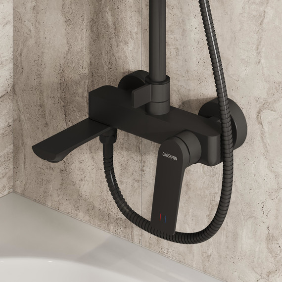 Душевая стойка Grossman Galaxy 500.K35.01.210, чёрный, Цвет производителя: чёрный - фото 5