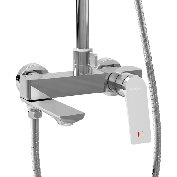 Душевая стойка Grossman Cosmo 500.K35.02.100, Цвет производителя: хром - фото 7