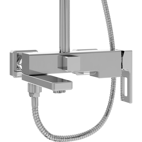 Душевая стойка Grossman Pragma 500.K35.03.100, Цвет производителя: хром - фото 7