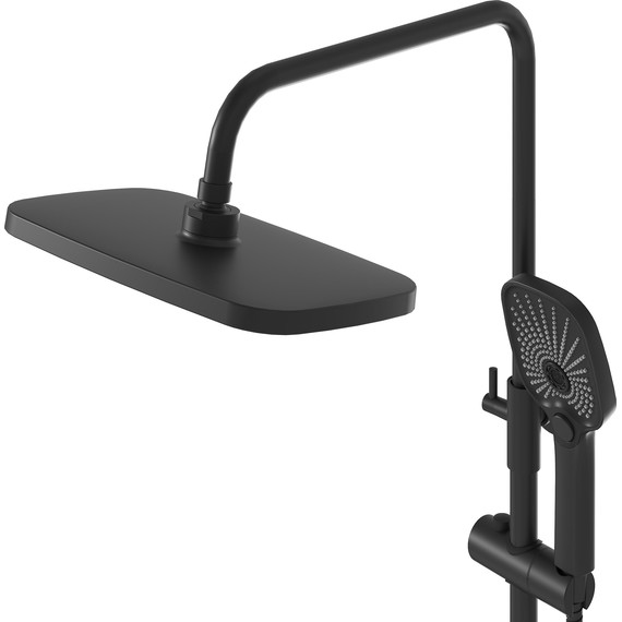 Душевая стойка Grossman Pragma 500.K35.03.210, чёрный, Цвет производителя: чёрный - фото 8