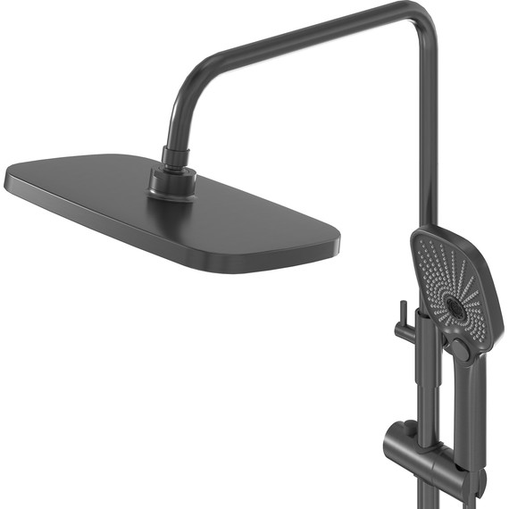 Душевая стойка Grossman Pragma 500.K35.03.420, графит, Цвет производителя: графит - фото 8