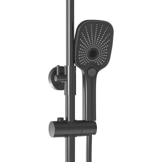 Душевая стойка Grossman Pragma 500.K35.03.420, графит, Цвет производителя: графит - фото 6