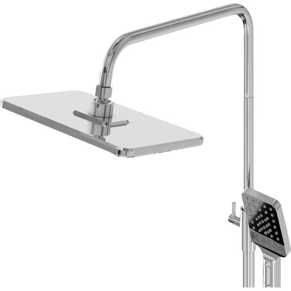 Душевая стойка Grossman Style 500.K35.05.100, Цвет производителя: хром - фото 8