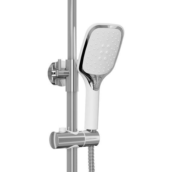 Душевая стойка Grossman Alba 500.K35.06.100/000, белый, Цвет производителя: белый - фото 6