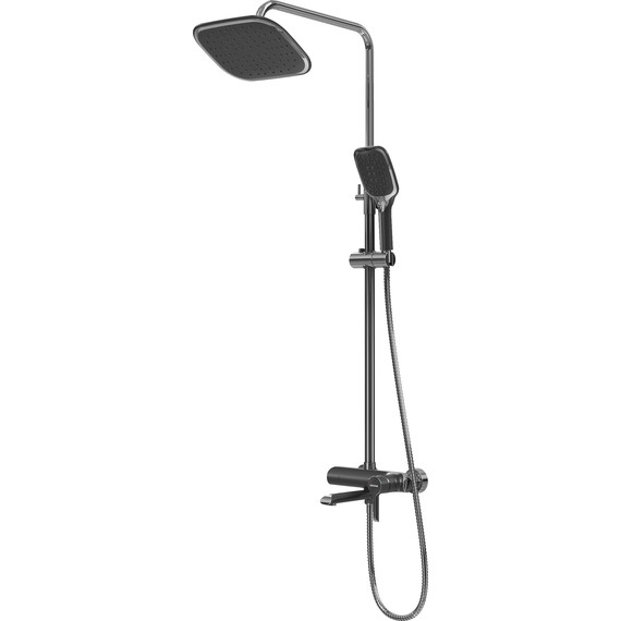 Душевая стойка Grossman Alba 500.K35.06.100/210, чёрный, Цвет производителя: чёрный - фото 2