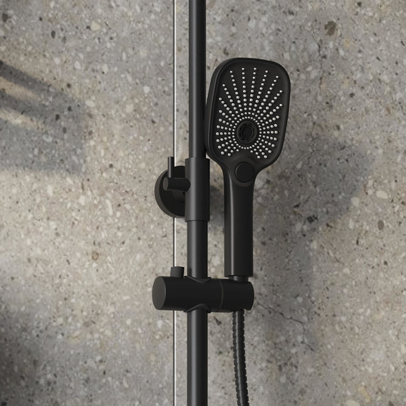 Душевая стойка Grossman Advans 500.K35.09.210, чёрный, Цвет производителя: чёрный - фото 5