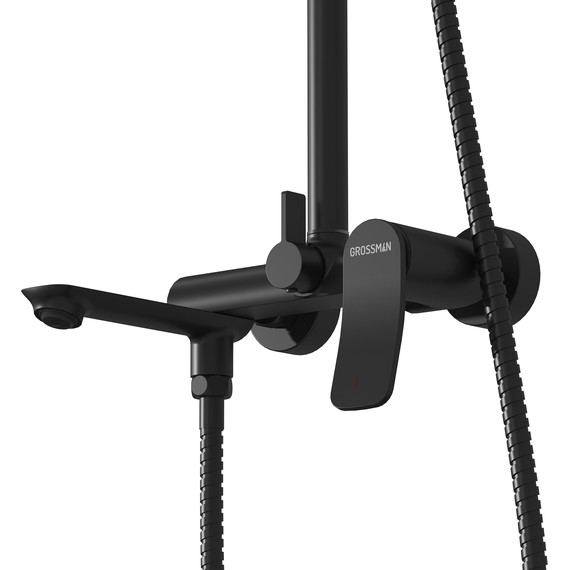 Душевая стойка Grossman Advans 500.K35.09.210, чёрный, Цвет производителя: чёрный - фото 7