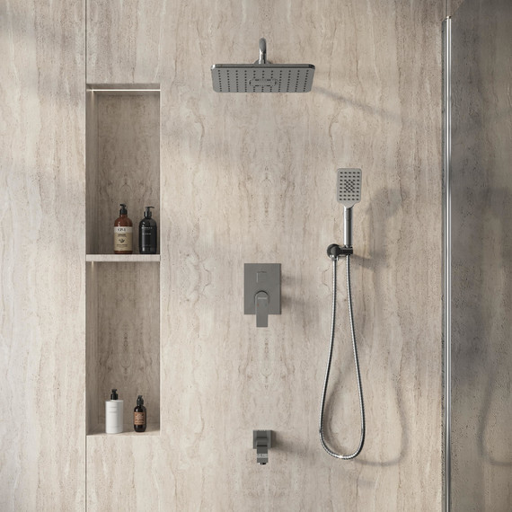 Душевая система для ванны Grossman Classic 501.K35.04.100, Цвет производителя: хром - фото 4