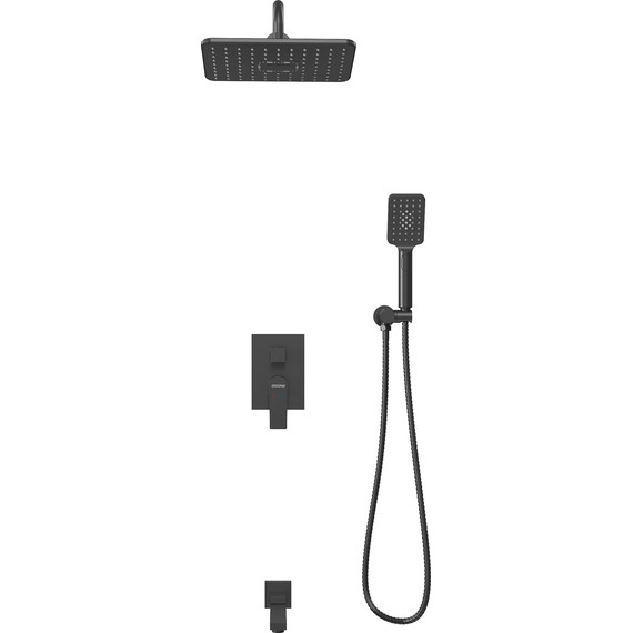 Душевая система для ванны Grossman Classic 501.K35.04.210, чёрный, Цвет производителя: чёрный - фото 3