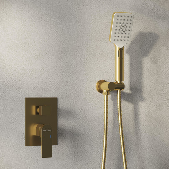 Душевая система для ванны Grossman Classic 501.K35.04.320, золото, Цвет производителя: золото - фото 5