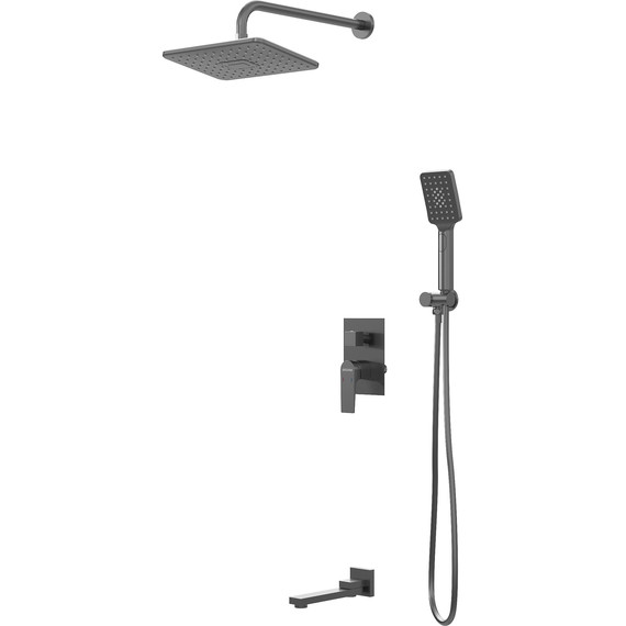 Душевая система для ванны Grossman Classic 501.K35.04.420, графит, Цвет производителя: графит - фото 2