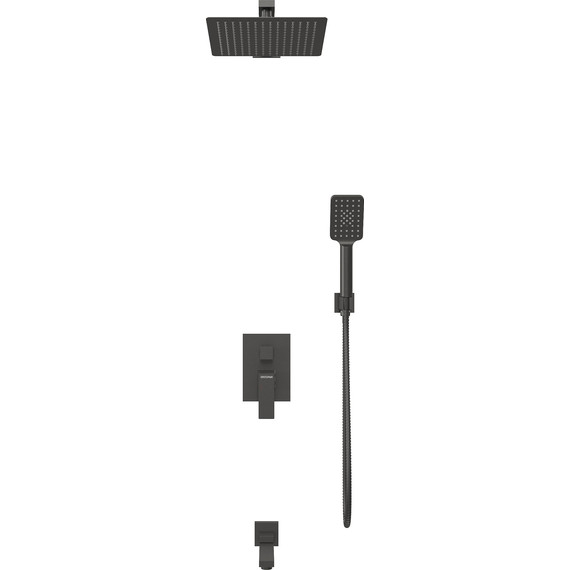 Душевая система для ванны Grossman Style 501.K35.05.210, чёрный, Цвет производителя: чёрный - фото 3