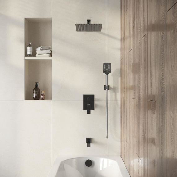 Душевая система для ванны Grossman Style 501.K35.05.420, графит, Цвет производителя: графит - фото 4