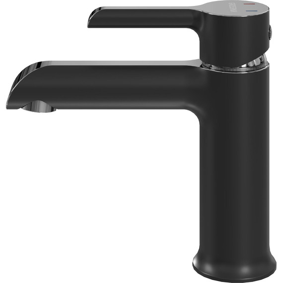 Смеситель для раковины Grossman Alba 510.K35.06.100/210, хром/чёрный, Цвет производителя: чёрный - фото 3