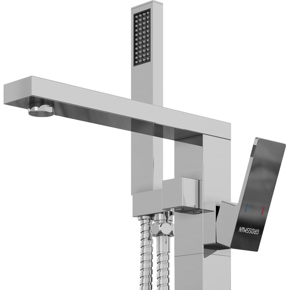 Смеситель для ванны напольный Grossman Falcon 530.K35.08.100, Цвет производителя: хром - фото 5