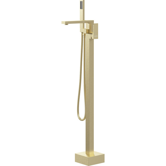 Смеситель для ванны напольный Grossman Falcon 530.K35.08.320, золото, Цвет производителя: золото - фото 2