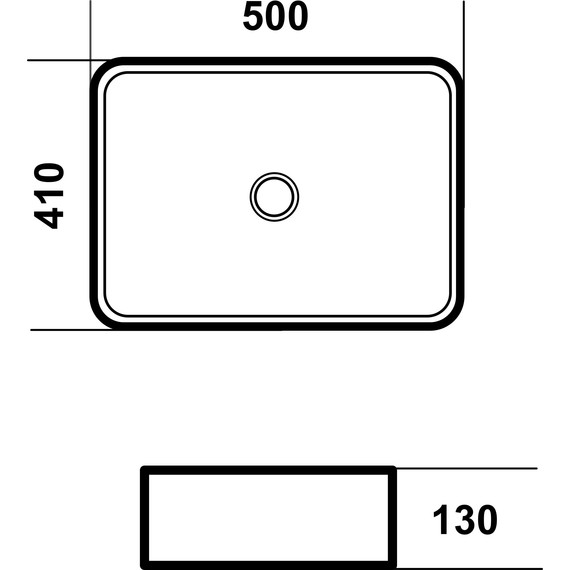 Раковина-чаша Grossman Falcon 50 см GR-3052 - фото 4