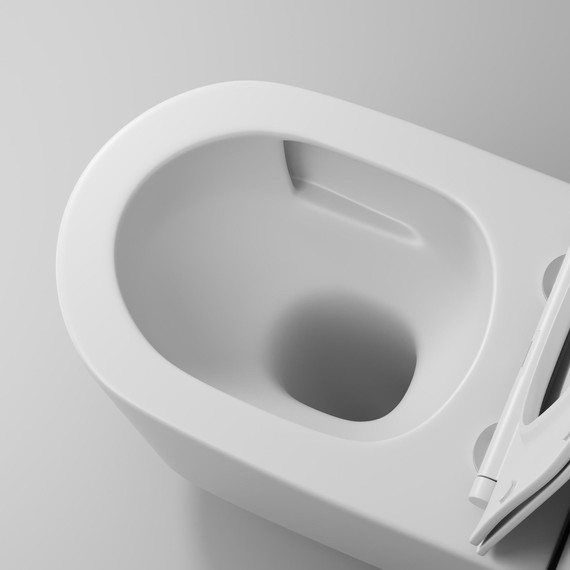 Унитаз подвесной безободковый Grossman GR-4499MSQ с крышкой микролифт, белый матовый (Система смыва торнадо), Цвет производителя: белый матовый - фото 9