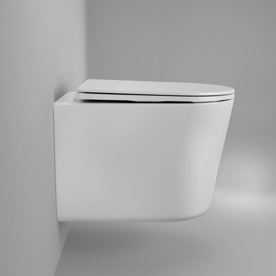 Унитаз подвесной Grossman Thin Rim GR-5602S с крышкой микролифт - фото 12