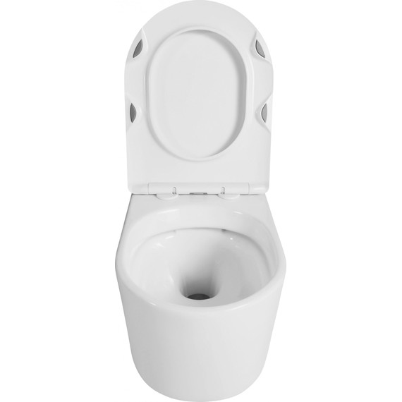 Унитаз подвесной Grossman Thin Rim GR-5602S с крышкой микролифт - фото 4