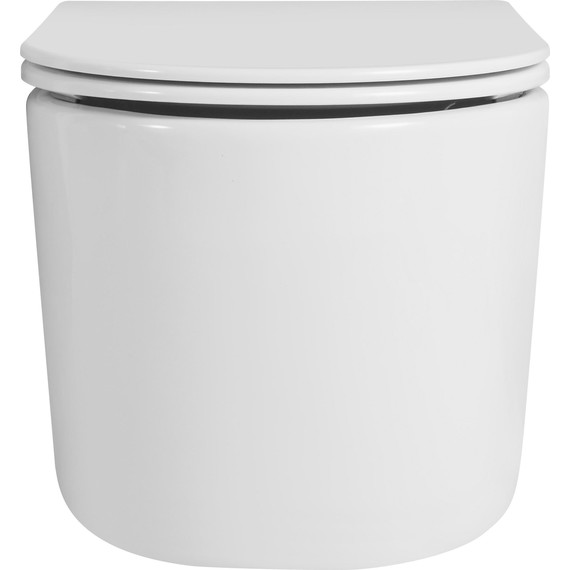 Унитаз подвесной Grossman Thin Rim GR-5602S с крышкой микролифт - фото 6