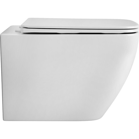 Унитаз подвесной Grossman Thin Rim GR-5603S с крышкой микролифт - фото 2