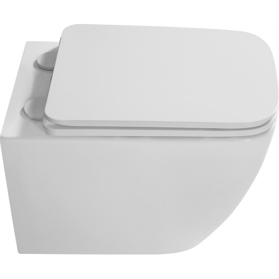 Унитаз подвесной Grossman Thin Rim GR-5603S с крышкой микролифт - фото 3