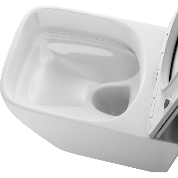 Унитаз подвесной Grossman Thin Rim GR-5603S с крышкой микролифт - фото 7