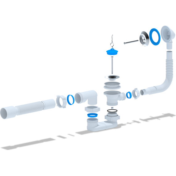 Сифон для ванны Ани Пласт E055 - фото, картинка 2 Сифон для ванны Ани Пласт E055 - фото 2