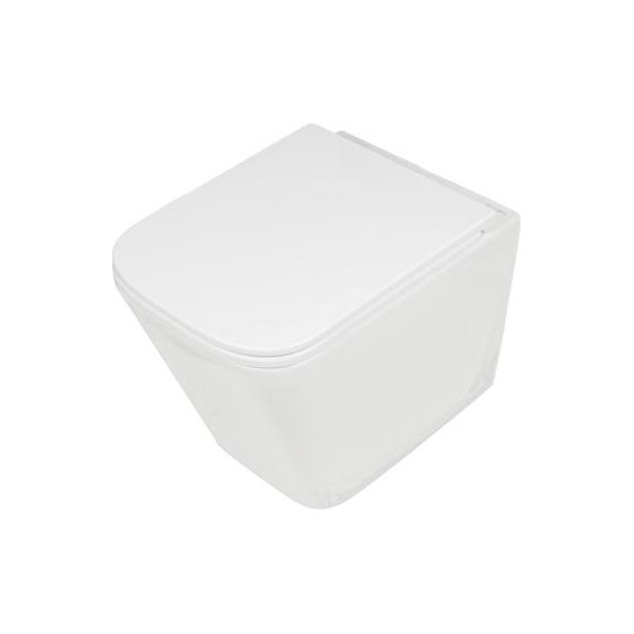 Инсталляция с подвесным безободковым унитазом AN Bitt сиденье микролифт, крепление (система смыва Торнадо) - фото 3