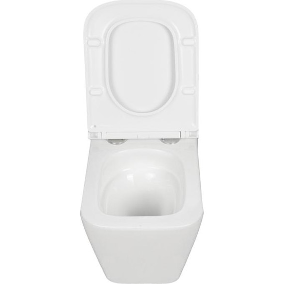 Инсталляция с подвесным безободковым унитазом AN Bitt сиденье микролифт, крепление (система смыва Торнадо) - фото 7