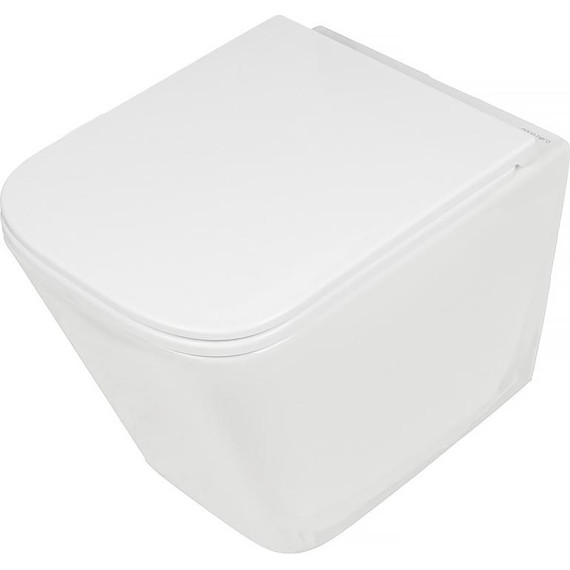 Унитаз подвесной безободковый AN Bitt с крышкой микролифт (система смыва Торнадо) - фото, картинка 2 Унитаз подвесной безободковый AN Bitt с крышкой микролифт (система смыва Торнадо) - фото 2