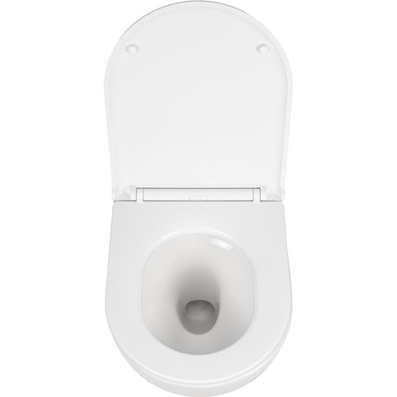 Унитаз подвесной безободковый AN Sky с крышкой микролифт (система смыва Торнадо) - фото, картинка 11 Унитаз подвесной безободковый AN Sky с крышкой микролифт (система смыва Торнадо) - фото 11