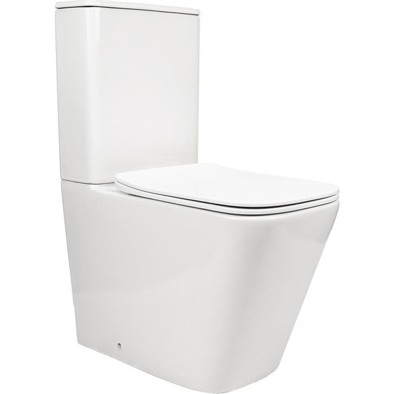 Унитаз-компакт безободковый AN Etta с крышкой микролифт (система смыва Торнадо) - фото, картинка 3 Унитаз-компакт безободковый AN Etta с крышкой микролифт (система смыва Торнадо) - фото 3