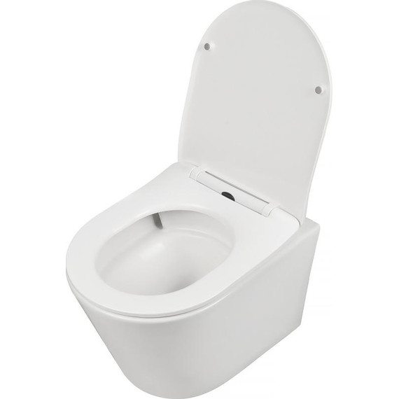 Унитаз подвесной безободковый AN Atria с крышкой микролифт (система смыва Торнадо) - фото, картинка 14 Унитаз подвесной безободковый AN Atria с крышкой микролифт (система смыва Торнадо) - фото 14