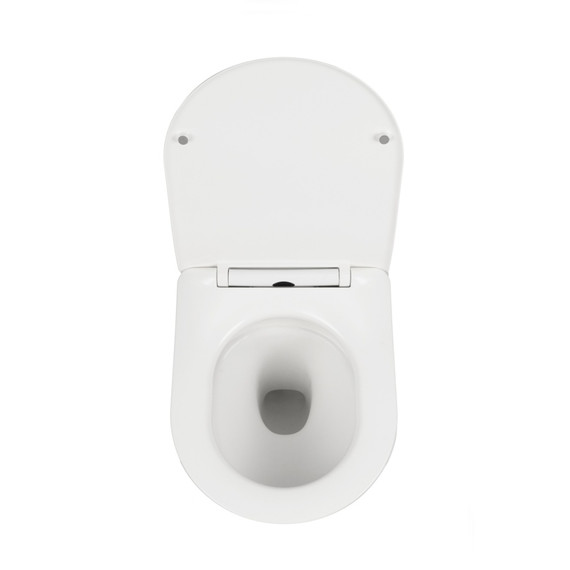 Инсталляция с подвесным безободковым унитазом AN Atria сиденье микролифт, крепление (система смыва Торнадо) - фото 14