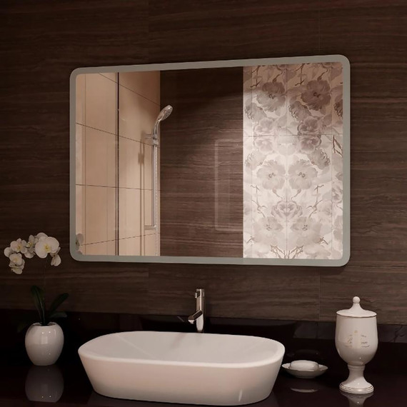 Зеркало для ванной комнаты AN Самба 100 см (сенсорный выключатель, диммер температуры) - фото 5