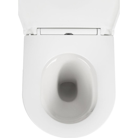 Унитаз-компакт безободковый AN Areta с крышкой микролифт (система смыва Торнадо) - фото, картинка 12 Унитаз-компакт безободковый AN Areta с крышкой микролифт (система смыва Торнадо) - фото 12