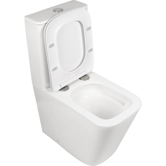 Унитаз-компакт безободковый AN Etta с крышкой микролифт (система смыва Торнадо) - фото, картинка 8 Унитаз-компакт безободковый AN Etta с крышкой микролифт (система смыва Торнадо) - фото 8