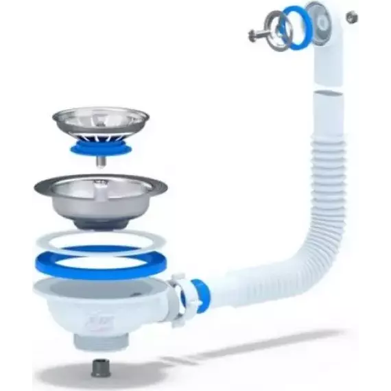 Сифон для мойки Ани Пласт A1042SP - фото, картинка 2 Сифон для мойки Ани Пласт A1042SP - фото 2