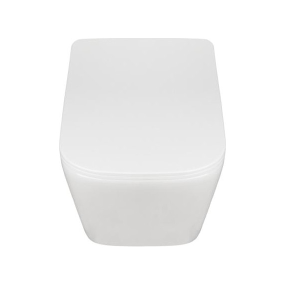 Инсталляция с подвесным безободковым унитазом AN Iron сиденье микролифт, крепление - фото 6