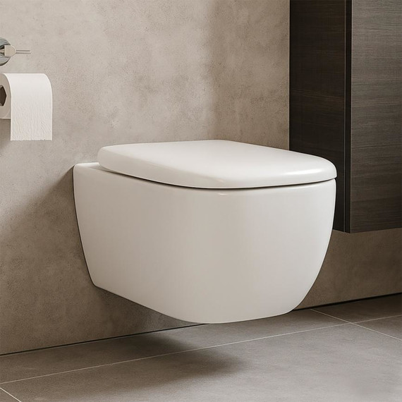 Инсталляция с подвесным безободковым унитазом AN Solana сиденье микролифт, крепление (система смыва Торнадо) - фото 17