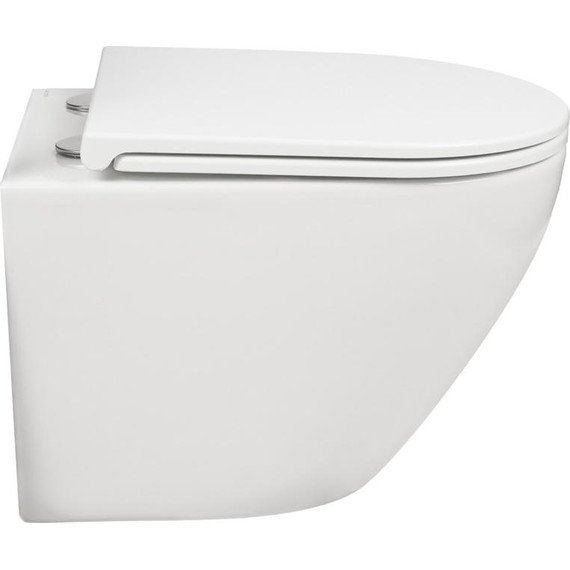 Унитаз подвесной безободковый AN Sky с крышкой микролифт - фото, картинка 6 Унитаз подвесной безободковый AN Sky с крышкой микролифт - фото 6