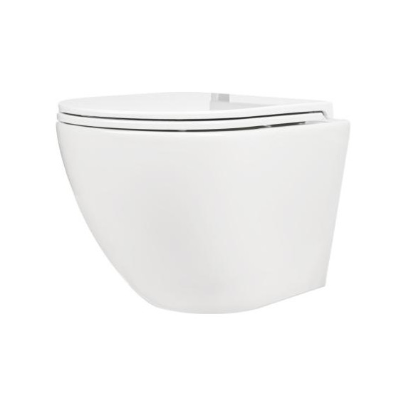 Инсталляция с подвесным безободковым унитазом AN Sky сиденье микролифт, крепление (система смыва Торнадо) - фото 5