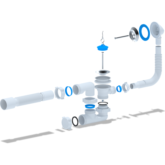 Сифон для ванны Ани Пласт E255 - фото, картинка 2 Сифон для ванны Ани Пласт E255 - фото 2
