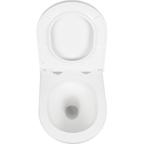 Унитаз подвесной безободковый AN Bloom с крышкой микролифт (система смыва Торнадо) - фото, картинка 11 Унитаз подвесной безободковый AN Bloom с крышкой микролифт (система смыва Торнадо) - фото 11